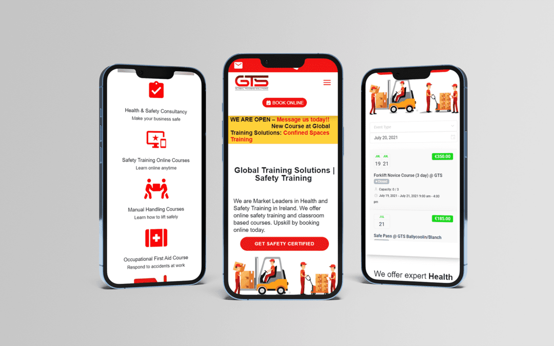 Global Training Solutions Website Design
